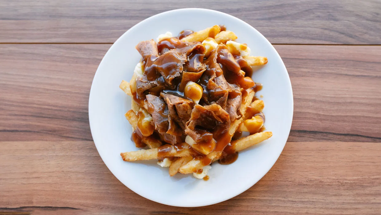 Delicious Beef Donair Poutine at The Donair Guys in Edmonton, AB